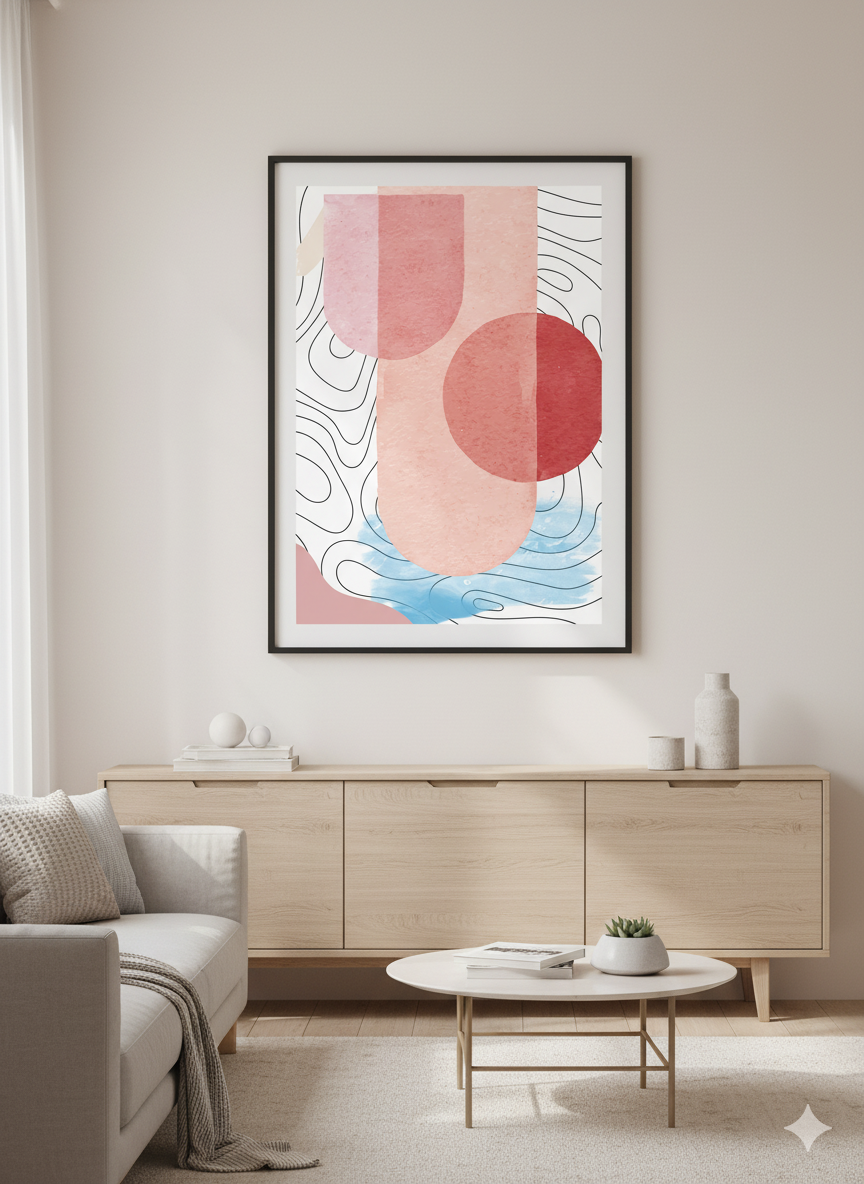 Abstract Boho Art