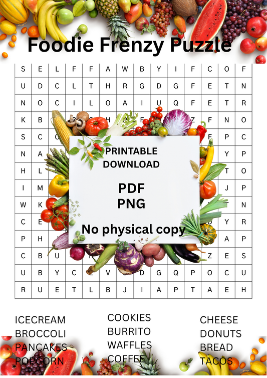 Foody Frenzy Puzzle