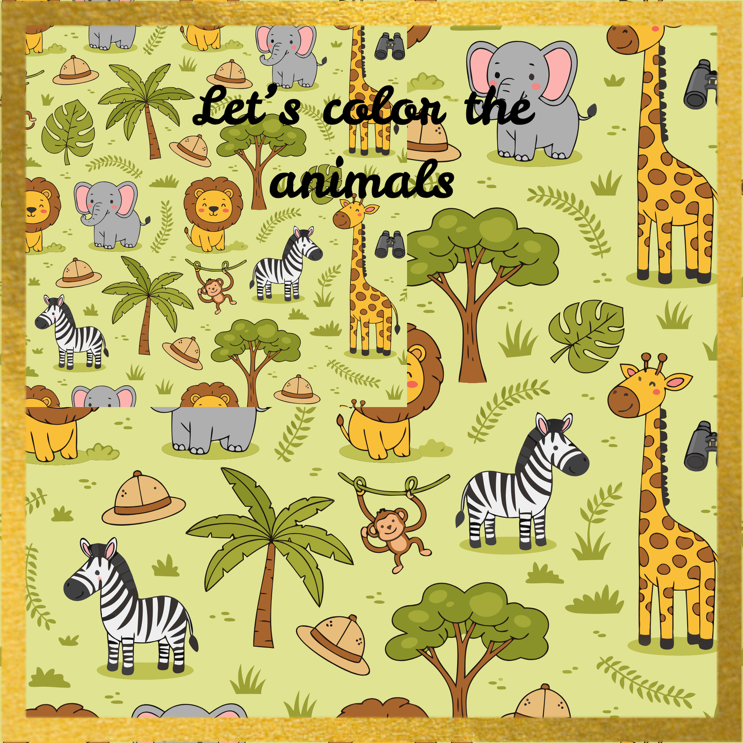 Let's Color The Animals