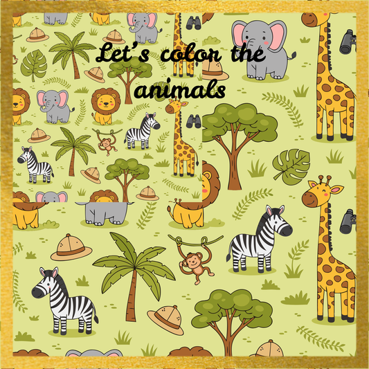 Let's Color The Animals