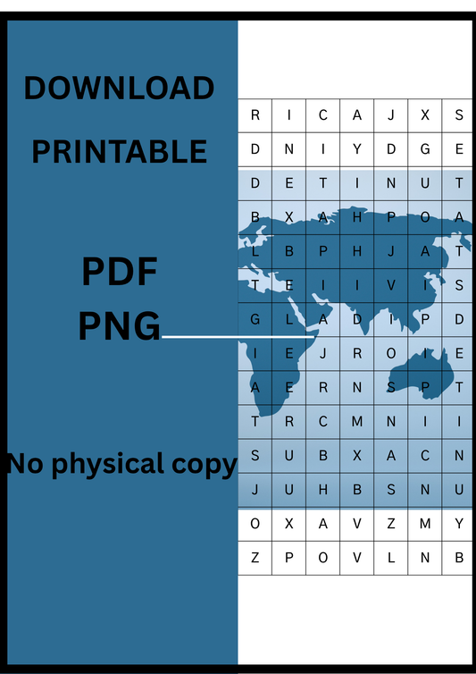 Map it out! Puzzle