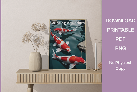 Fish coloring Book