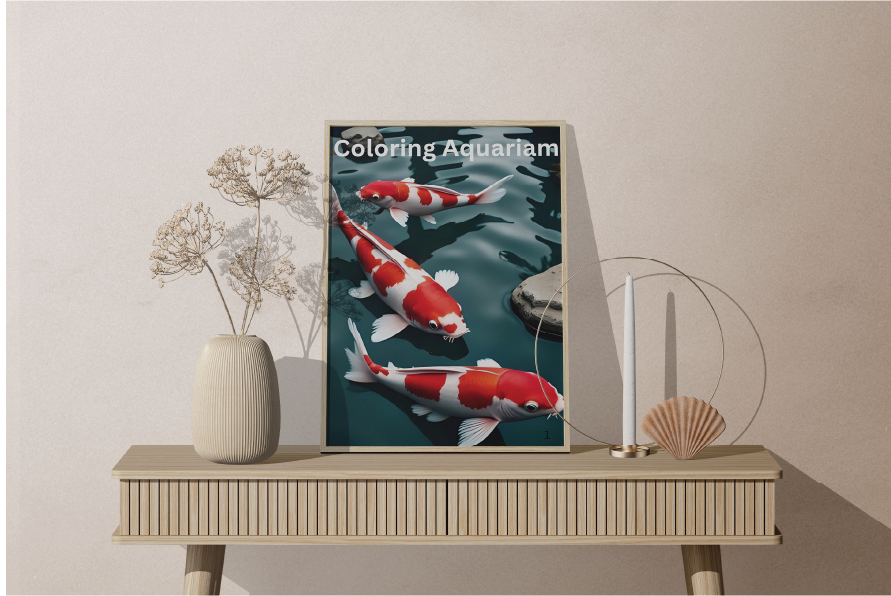 Fish coloring Book