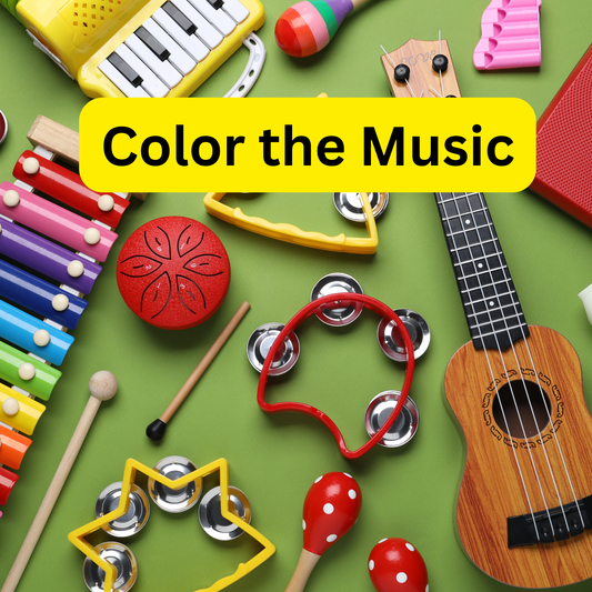 Musical Instruments Coloring Book for Kids