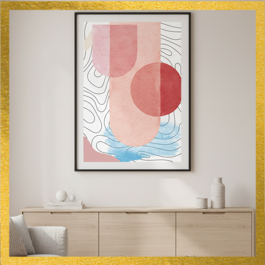 Abstract Boho Art